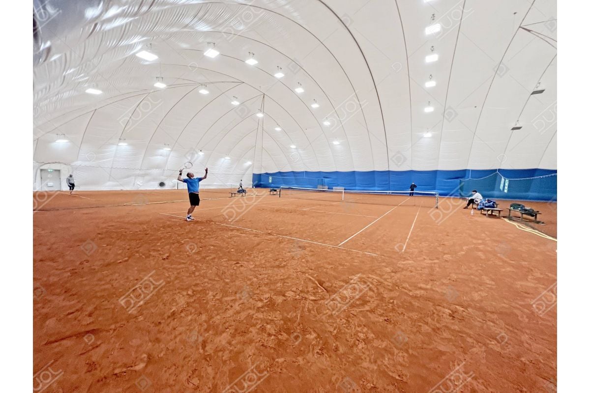 How much does it cost to build an indoor tennis court? DUOL Air supported structure